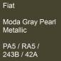Preview: Fiat, Moda Gray Pearl Metallic, PA5 / RA5 / 243B / 42A.